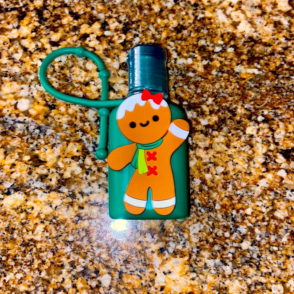 Christmas hand sanitizer and case